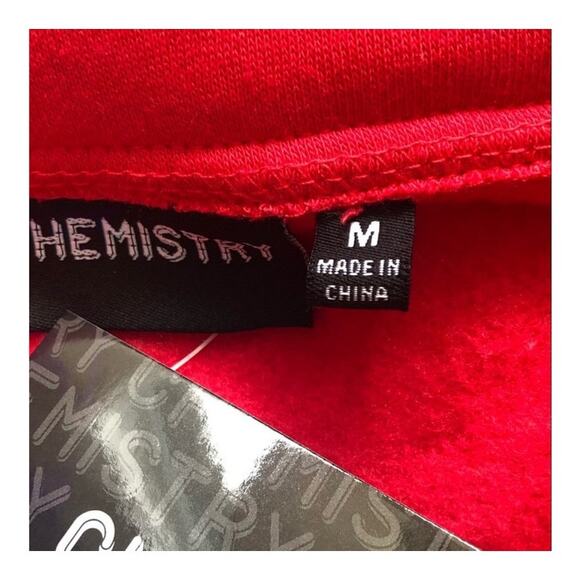 Après-ski Club by Chemistry Cropped 3/4 Zip Mock Neck Sweatshirt NWT - Picture 12 of 15